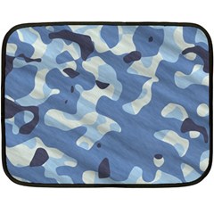 Tarn Blue Pattern Camouflage Double Sided Fleece Blanket (mini) 