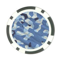 Tarn Blue Pattern Camouflage Poker Chip Card Guard (10 Pack)