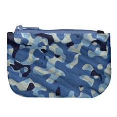 Tarn Blue Pattern Camouflage Large Coin Purse