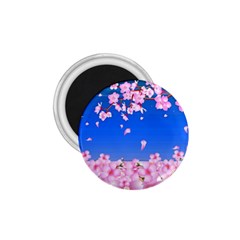 Sakura Cherry Blossom Night Moon 1 75  Magnets by Simbadda