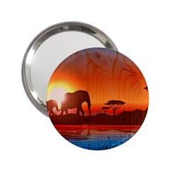 African Background 2 25  Handbag Mirrors by Simbadda