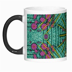 The Most Beautiful Rain Over The Stars And Earth Morph Mugs by pepitasart