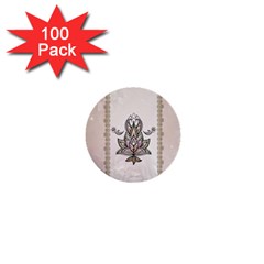 Elegant Decorative Mandala Design 1  Mini Buttons (100 Pack)  by FantasyWorld7