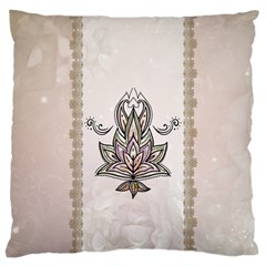 Elegant Decorative Mandala Design Large Cushion Case (one Side) by FantasyWorld7