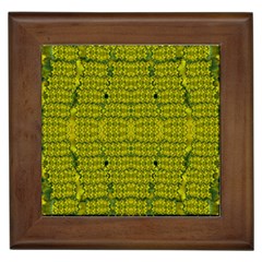 Flowers In Yellow For Love Of The Decorative Framed Tile by pepitasart