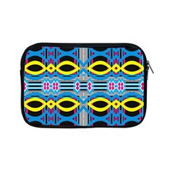 Yellow And Blue Ovals                                    Apple Ipad Mini Protective Soft Case by LalyLauraFLM