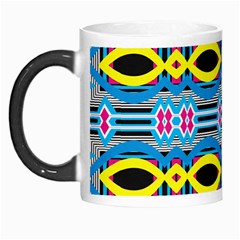 Yellow And Blue Ovals                                     Morph Mug by LalyLauraFLM