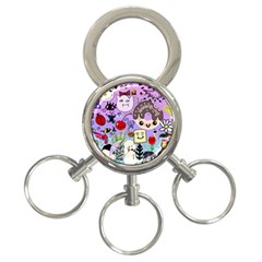 The Real World 3-ring Key Chain