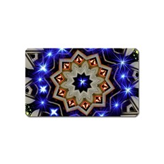 Background Mandala Star Magnet (name Card) by Mariart