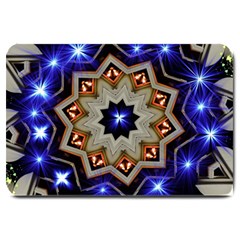 Background Mandala Star Large Doormat 