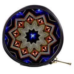 Background Mandala Star Mini Makeup Bag by Mariart