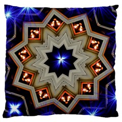 Background Mandala Star Large Cushion Case (one Side) by Mariart