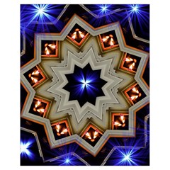 Background Mandala Star Drawstring Bag (small) by Mariart