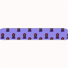 Nerdy 60s  Girl Pattern Purple Small Bar Mats by snowwhitegirl