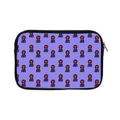 Nerdy 60s  Girl Pattern Purple Apple Ipad Mini Zipper Cases by snowwhitegirl