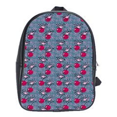 Cherries An Bats School Bag (XL)