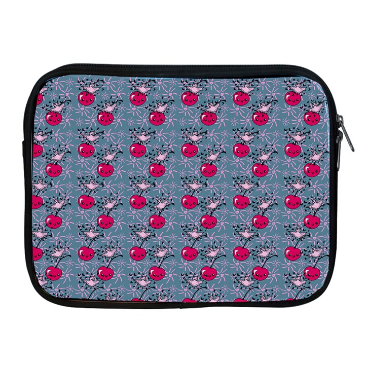 Cherries An Bats Apple iPad 2/3/4 Zipper Cases
