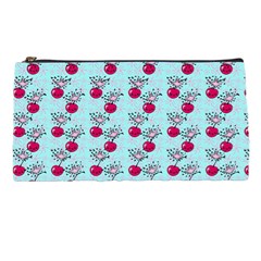 Cherries An Bats Aqua Pencil Cases