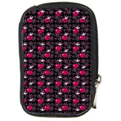 Cherries An Bats Black Compact Camera Leather Case by snowwhitegirl