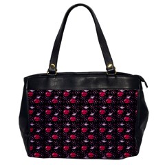 Cherries An Bats Black Oversize Office Handbag