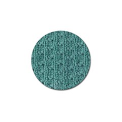 Knitted Wool Blue Golf Ball Marker (10 Pack)