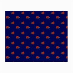 Red Rose Blue Small Glasses Cloth (2 Sides)