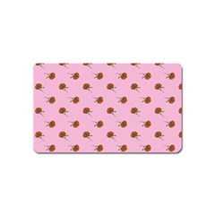Peach Rose Pink Magnet (name Card)
