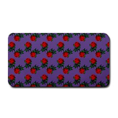 Red Roses Purple Vintage Medium Bar Mats by snowwhitegirl