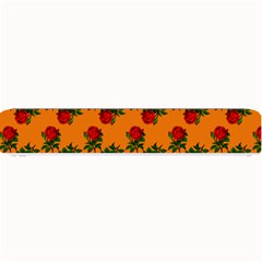 Red Roses Orange Small Bar Mats