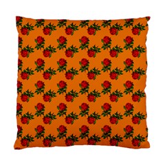 Red Roses Orange Standard Cushion Case (One Side)