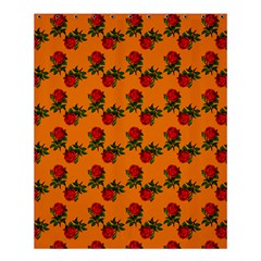 Red Roses Orange Shower Curtain 60  x 72  (Medium) 