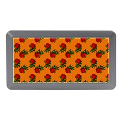 Red Roses Orange Memory Card Reader (Mini)