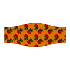 Red Roses Orange Stretchable Headband