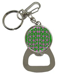 Bloom In Peace And Love Bottle Opener Key Chain by pepitasart