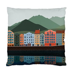 Traveling Travel Tourism Vacation Standard Cushion Case (two Sides) by Simbadda