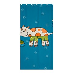 Paint Kitten Cats Cat Cute Paw Shower Curtain 36  X 72  (stall)  by Simbadda