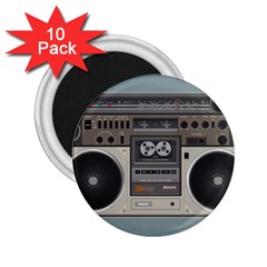 Radio Cassette Speaker Sound Audio 2.25  Magnets (10 pack) 