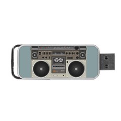 Radio Cassette Speaker Sound Audio Portable Usb Flash (one Side) by Simbadda