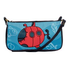 Dive Scuba Ocean Sea Water Fish Shoulder Clutch Bag