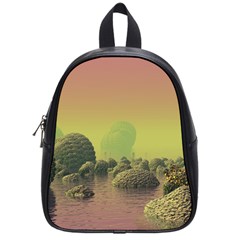 Planet Water Sea Landscape Space School Bag (small) by Simbadda