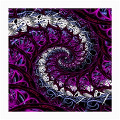 Fractal Background Swirl Art Skull Medium Glasses Cloth