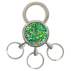 Funky Sequins 3-ring Key Chain