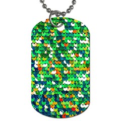 Funky Sequins Dog Tag (two Sides)