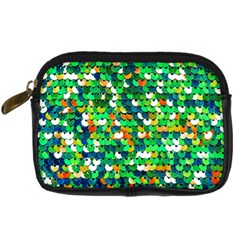 Funky Sequins Digital Camera Leather Case by essentialimage