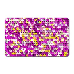 Funky Sequins Magnet (rectangular) by essentialimage