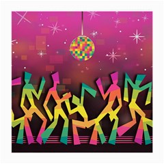 Dancing Colorful Disco Medium Glasses Cloth (2 Sides) by Bajindul