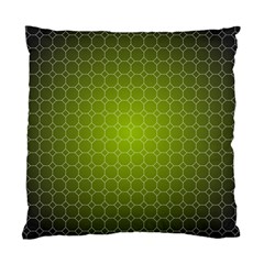 Hexagon Background Plaid Standard Cushion Case (two Sides)