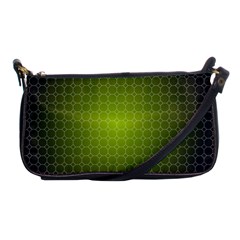 Hexagon Background Plaid Shoulder Clutch Bag by Mariart