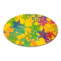 Star Homepage Abstract Oval Magnet by Alisyart