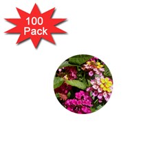 Summer Lantana W Bee 1  Mini Buttons (100 Pack)  by Riverwoman